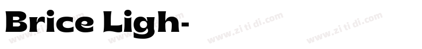 Brice Ligh字体转换